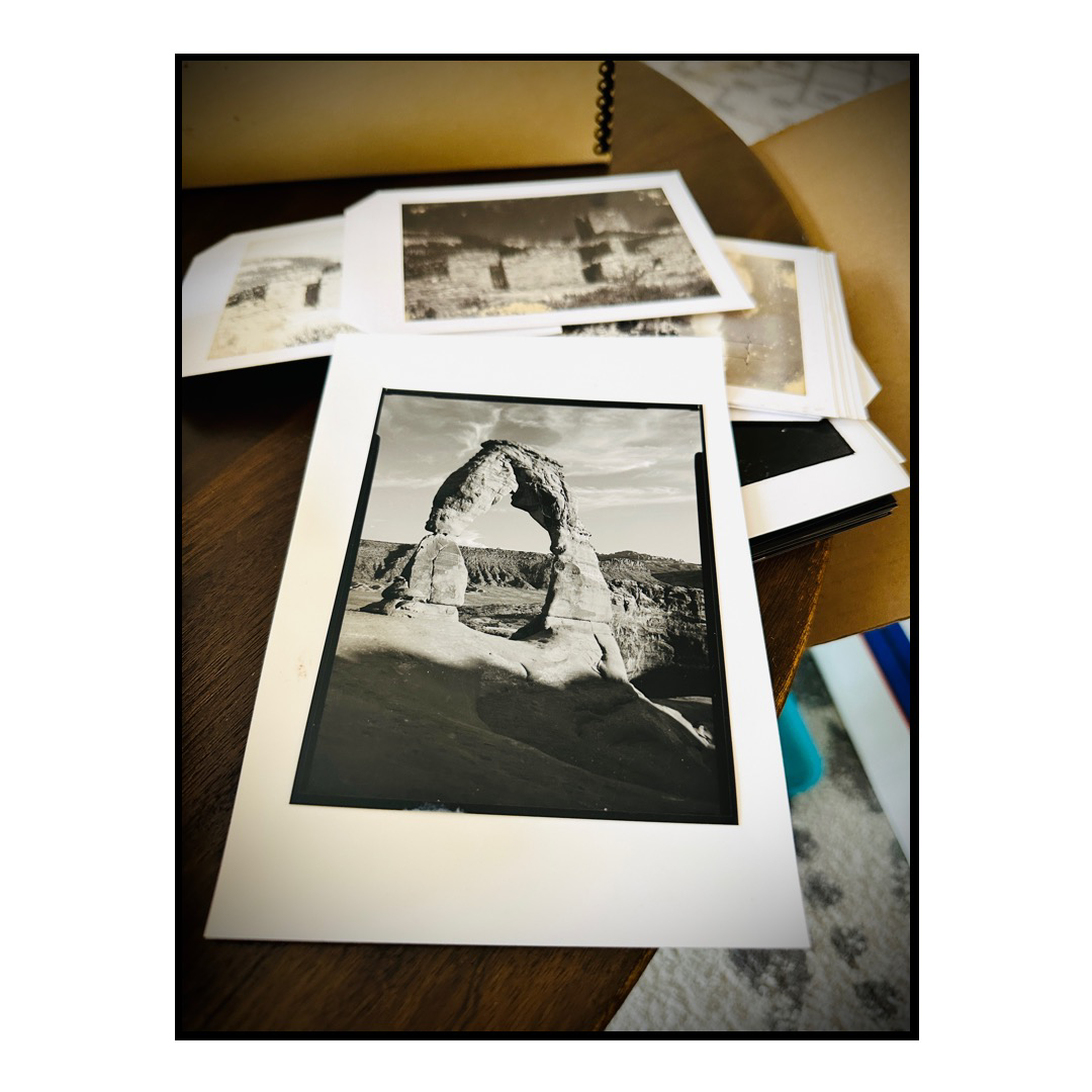 Test prints of the Delicate Arch 