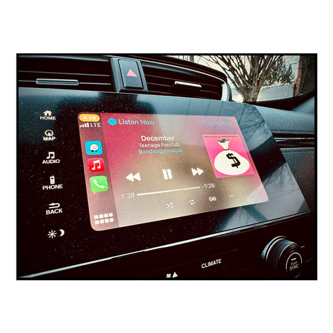 Teenage Adam club playing on Apple CarPlay