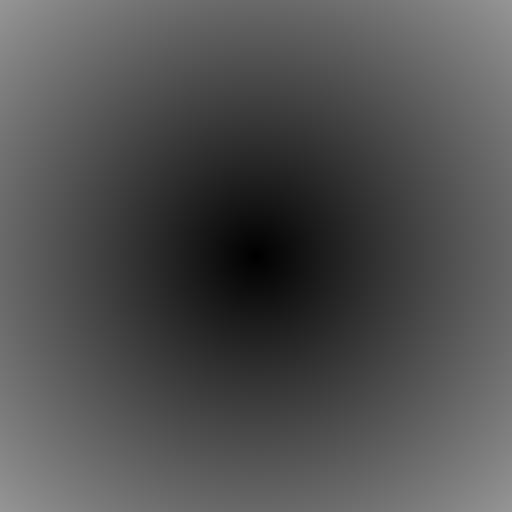 A grayscale distance image