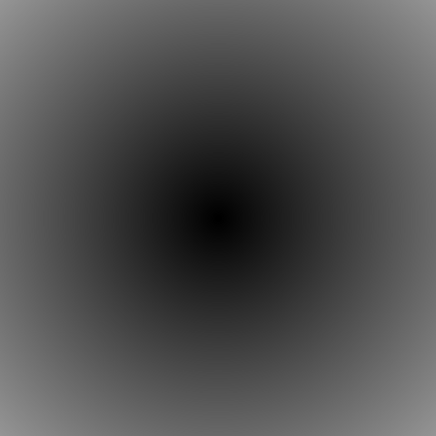 A grayscale distance image