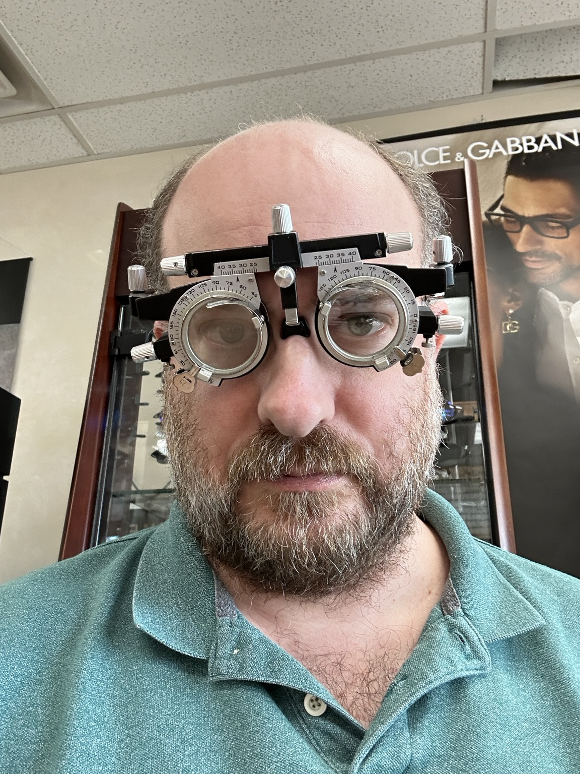 Selfie of myself wearing optician glasses